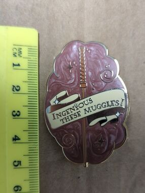 Ingenious These Muggles Enamel Pin Fantasy Harry Potter Nimbus Designs